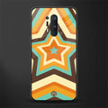 y2k orange brown stars glass case for oneplus 8 pro image