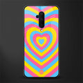y2k pink blue hearts aesthetic glass case for oneplus 7t pro image