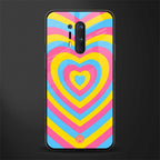 y2k pink blue hearts aesthetic glass case for oneplus 8 pro image