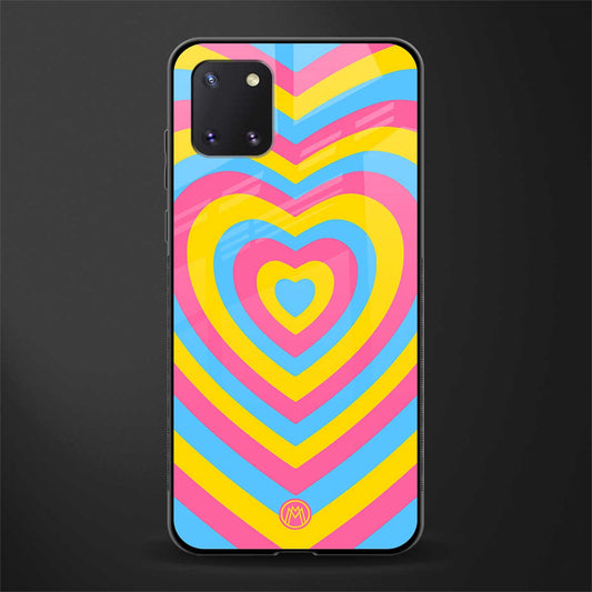 y2k pink blue hearts aesthetic glass case for samsung a81 image