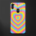 y2k pink blue hearts aesthetic glass case for samsung a11 image