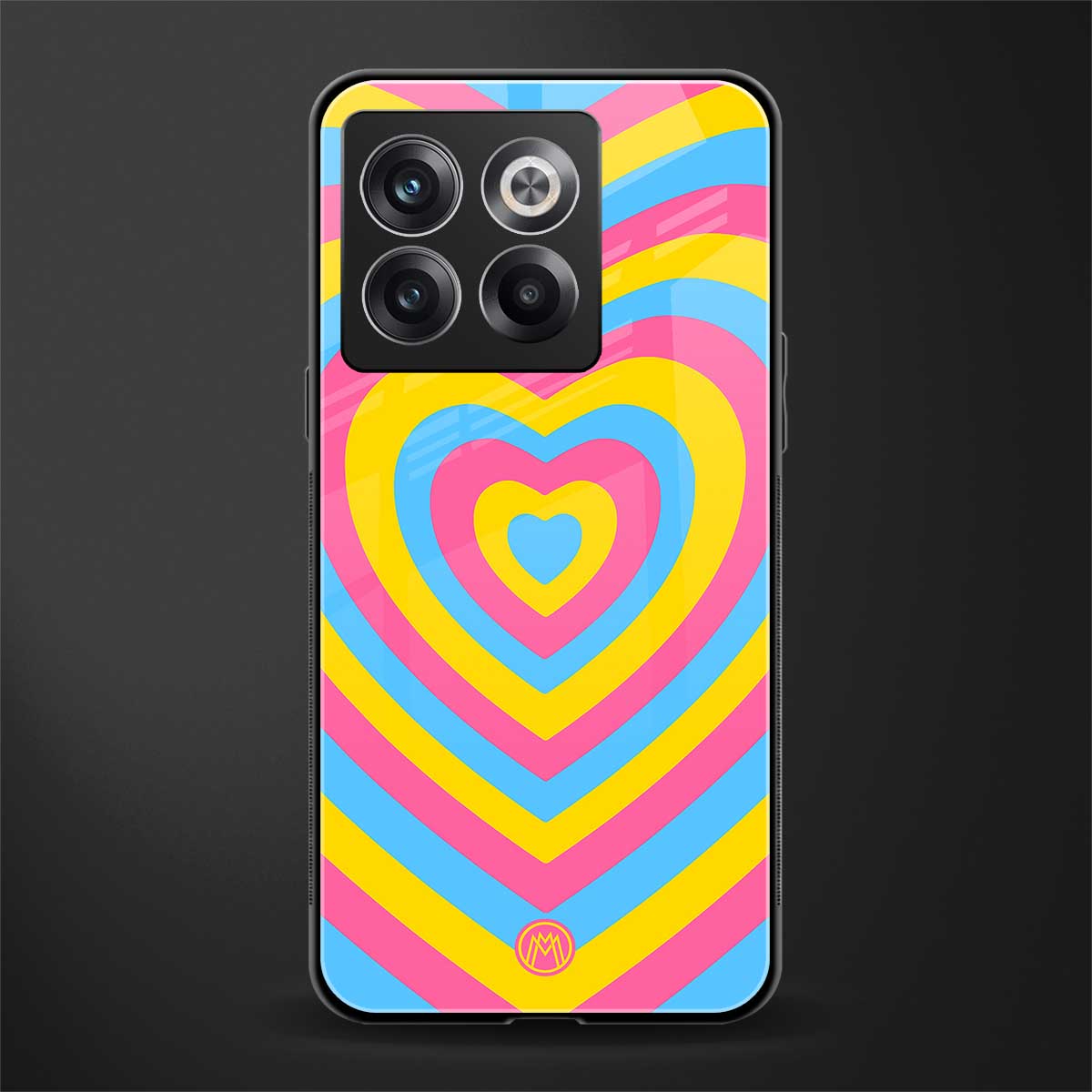 y2k pink blue hearts aesthetic back phone cover | glass case for oneplus 10t