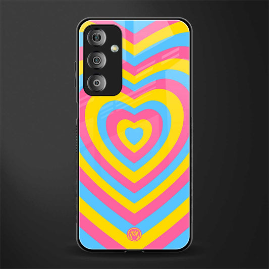 y2k pink blue hearts aesthetic back phone cover | glass case for samsung galaxy f23 5g