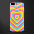 y2k pink blue hearts aesthetic glass case for iphone 7 plus image