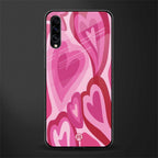 y2k pink hearts glass case for samsung galaxy a70s image
