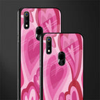 y2k pink hearts glass case for realme 3 pro image-2