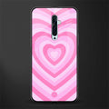 y2k pink hearts aesthetic glass case for oppo reno 2f image