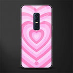 y2k pink hearts aesthetic glass case for vivo v17 pro image
