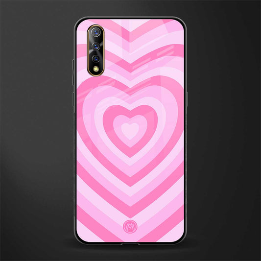 y2k pink hearts aesthetic glass case for vivo z1x image