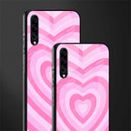 y2k pink hearts aesthetic glass case for samsung galaxy a50s image-2