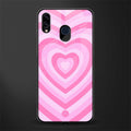 y2k pink hearts aesthetic glass case for samsung galaxy m10s image