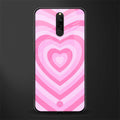y2k pink hearts aesthetic glass case for redmi 8 image