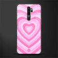 y2k pink hearts aesthetic glass case for oppo a5 2020 image