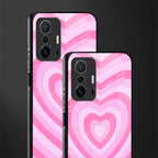 y2k pink hearts aesthetic glass case for mi 11t pro 5g image-2