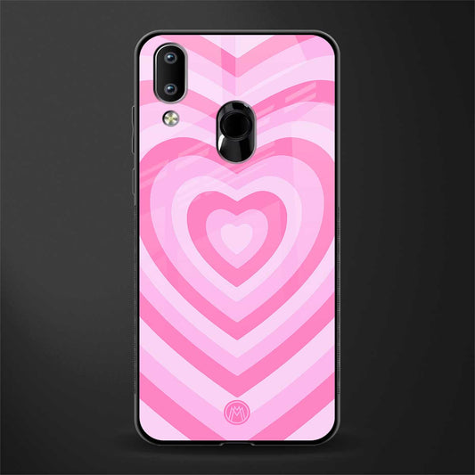 y2k pink hearts aesthetic glass case for vivo y91 image