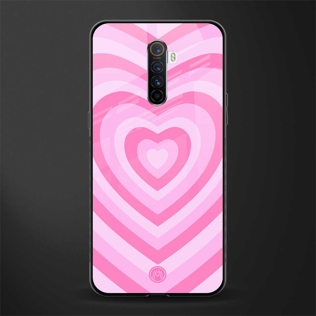 y2k pink hearts aesthetic glass case for realme x2 pro image