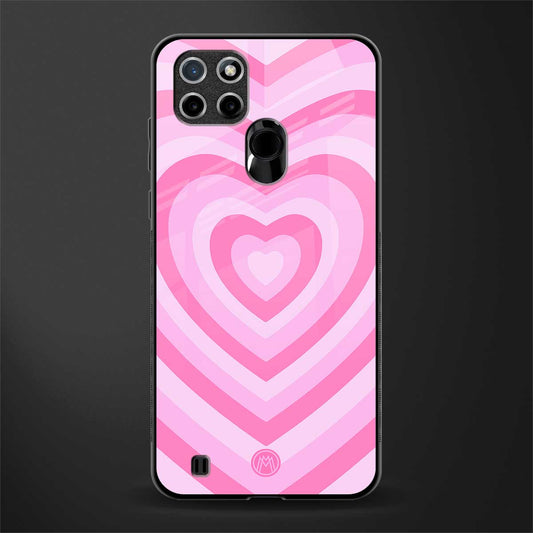 y2k pink hearts aesthetic glass case for realme c21 image