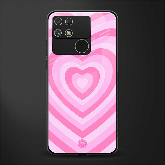 y2k pink hearts aesthetic back phone cover | glass case for realme narzo 50a