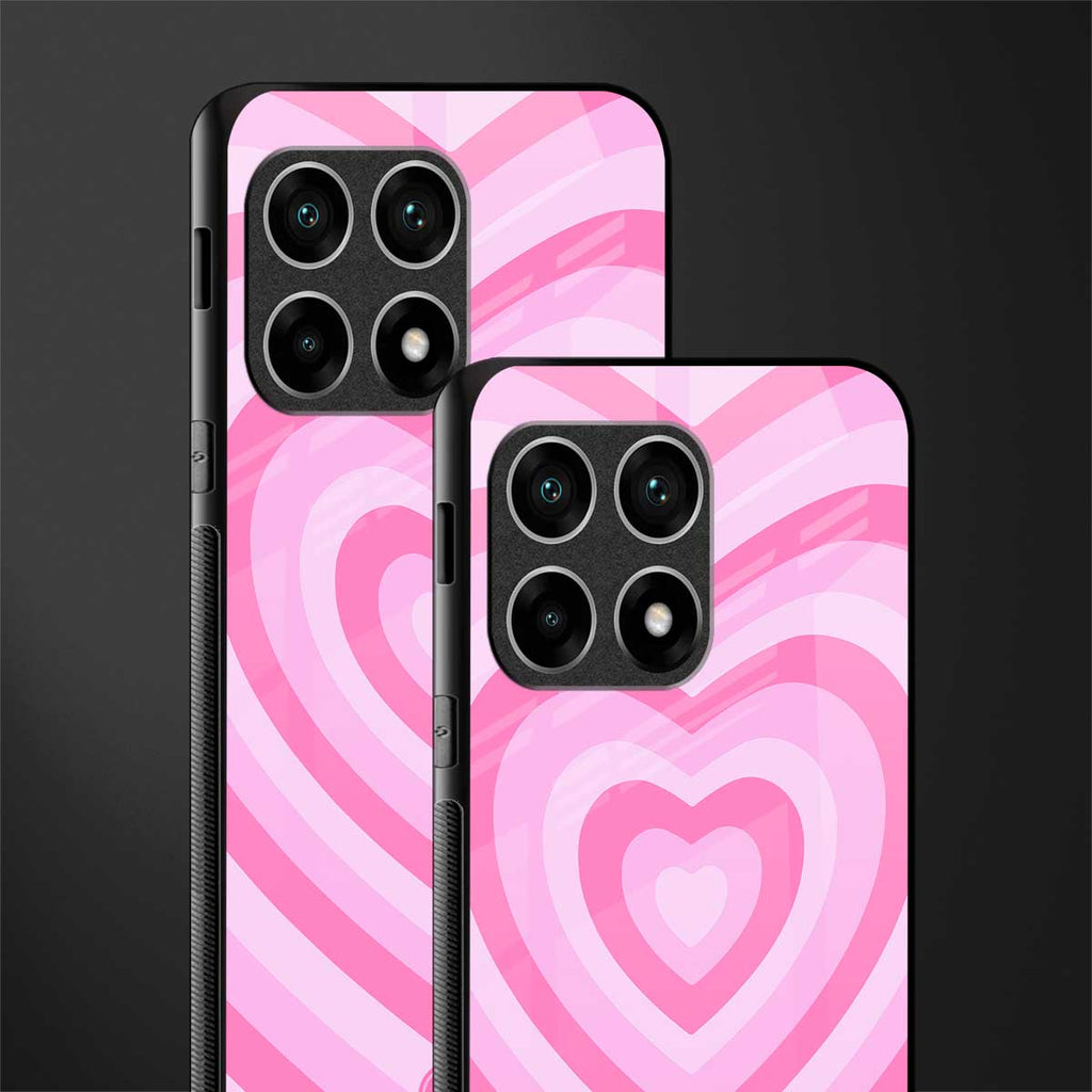 y2k pink hearts aesthetic glass case for oneplus 10 pro 5g image-2