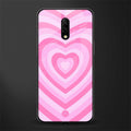 y2k pink hearts aesthetic glass case for oneplus 7 image