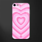 y2k pink hearts aesthetic glass case for iphone 7 image