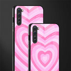 y2k pink hearts aesthetic glass case for oneplus nord ac2001 image-2