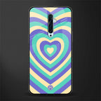 y2k purple creams heart aesthetic glass case for oppo reno 2f image