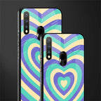 y2k purple creams heart aesthetic glass case for vivo u20 image-2