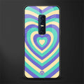 y2k purple creams heart aesthetic glass case for vivo v17 pro image
