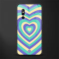 y2k purple creams heart aesthetic glass case for vivo v15 pro image