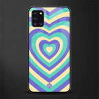 y2k purple creams heart aesthetic glass case for samsung galaxy a31 image