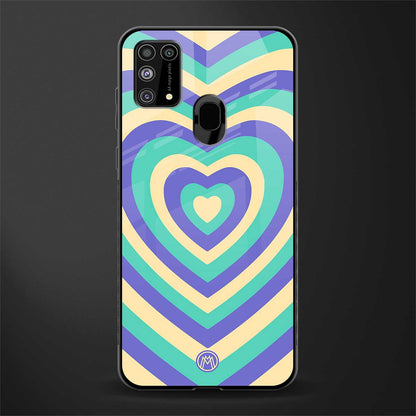 y2k purple creams heart aesthetic glass case for samsung galaxy m31 prime edition image
