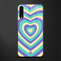y2k purple creams heart aesthetic glass case for samsung galaxy a50s image