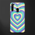 y2k purple creams heart aesthetic glass case for redmi note 8 image