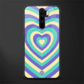 y2k purple creams heart aesthetic glass case for redmi note 8 pro image