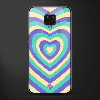y2k purple creams heart aesthetic glass case for poco m2 pro image