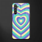 y2k purple creams heart aesthetic glass case for realme 6i image