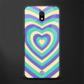 y2k purple creams heart aesthetic glass case for redmi 8a image