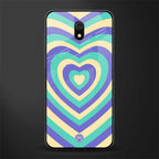 y2k purple creams heart aesthetic glass case for redmi 8a image