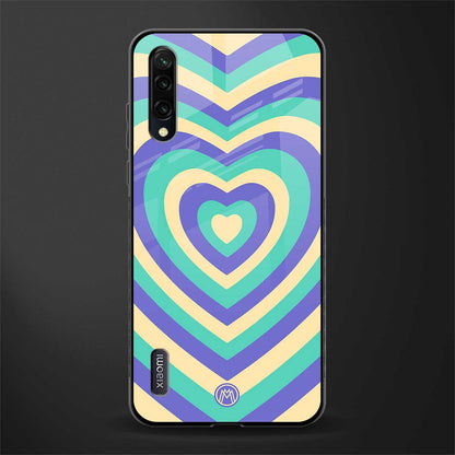 y2k purple creams heart aesthetic glass case for mi a3 redmi a3 image