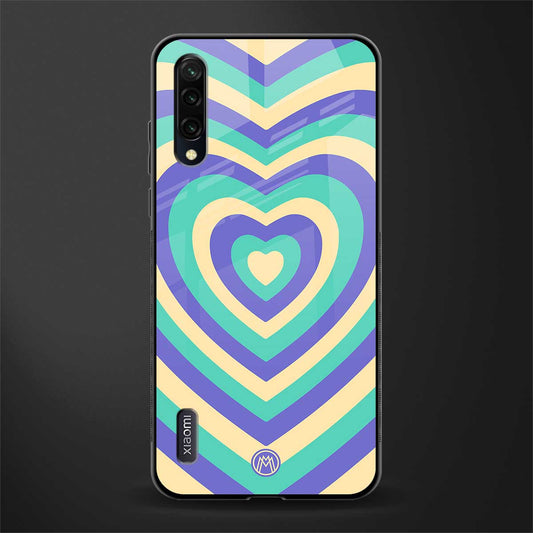 y2k purple creams heart aesthetic glass case for mi a3 redmi a3 image