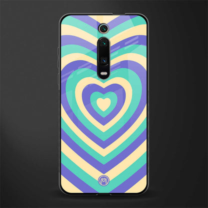 y2k purple creams heart aesthetic glass case for redmi k20 image