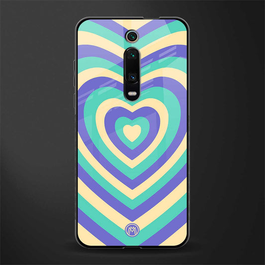 y2k purple creams heart aesthetic glass case for redmi k20 image