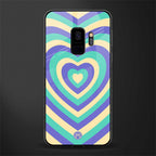 y2k purple creams heart aesthetic glass case for samsung galaxy s9 image