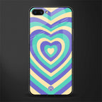 y2k purple creams heart aesthetic glass case for realme c1 image