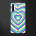 y2k purple creams heart aesthetic glass case for realme x2 image