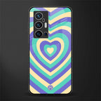 y2k purple creams heart aesthetic glass case for vivo x70 pro plus image