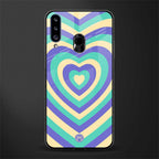 y2k purple creams heart aesthetic glass case for samsung galaxy a20s image