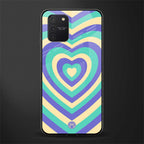 y2k purple creams heart aesthetic glass case for samsung galaxy a91 image