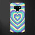y2k purple creams heart aesthetic glass case for samsung galaxy note 9 image